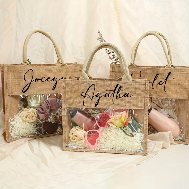 Customized Jute Bag for Wedding